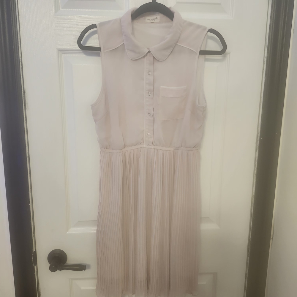 Speechless Light Pink Pleated Kids Dress